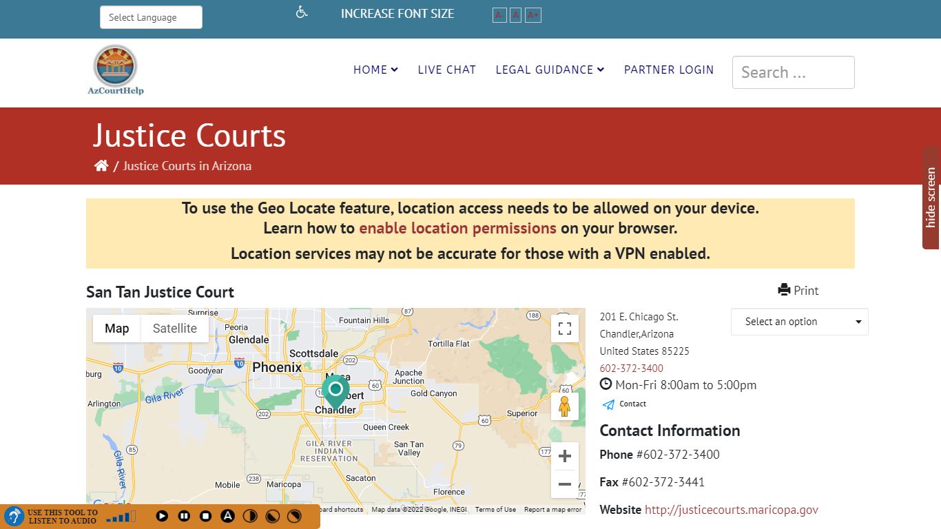 San Tan Justice Court - AzCourtHelp